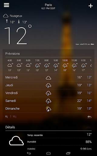 Yahoo Météo screenshot 18