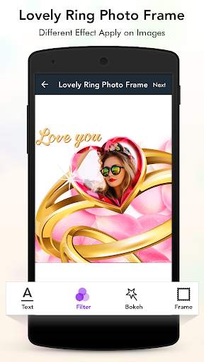 Lovely Ring Photo Frame скриншот 2