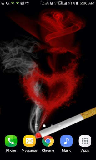 Lovely Smoke Live Wallpaper 2 تصوير الشاشة