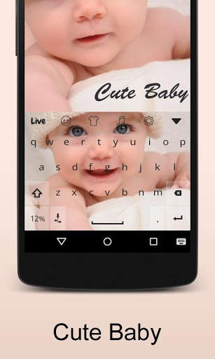 Baby Live Keyboard Theme screenshot 3