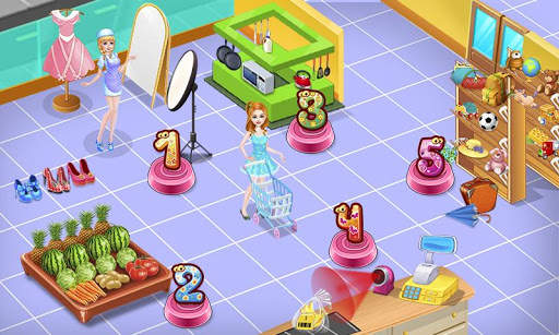 Supermarket Kids Manager Game - Fun Shopping Games screenshot 2