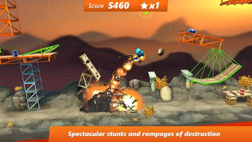 Bridge Constructor Stunts FREE screenshot 7