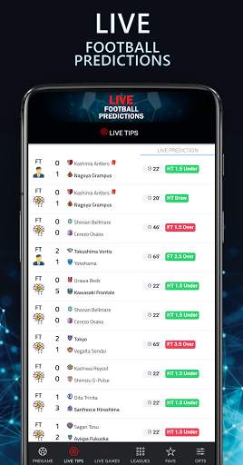 Live Football Bet Predictions screenshot 1