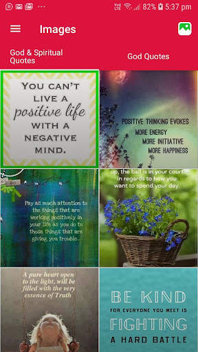 God and Spiritual Quotes - Faith Sayings Status screenshot 1