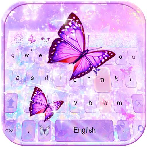 Butterfly Dream Keyboard Theme 10002000