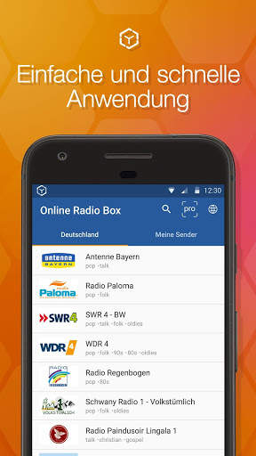 Online Radio Box - kostenlos screenshot 1