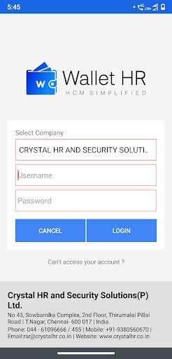Wallet HR screenshot 2