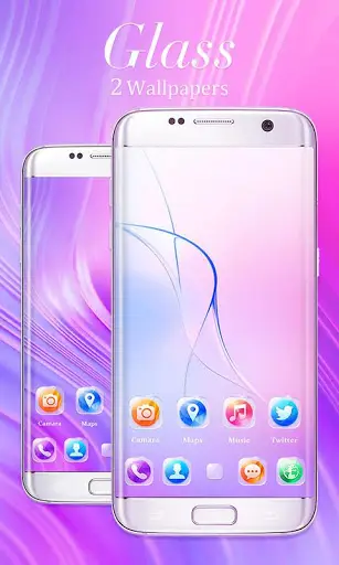 Glass Go Launcher Theme screenshot 1