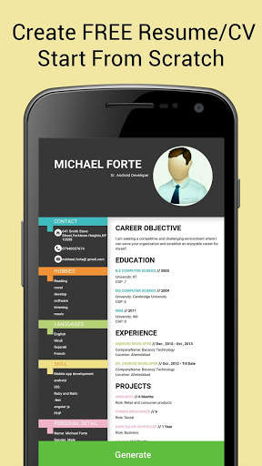 Resume / CV Creator & Posting screenshot 1
