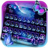 SMS Neon Fairyland Keyboard Theme 10001002
