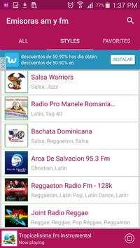 AM and FM stations screenshot 1