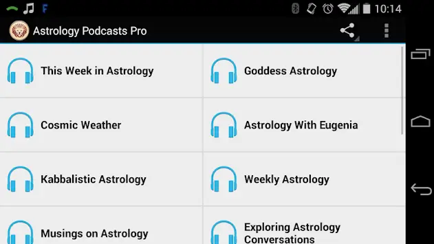 Astrology Podcasts Free 1 تصوير الشاشة