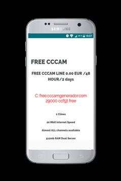 Free Cccam screenshot 5