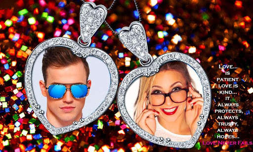 Romantic Love Locket Photo Frames 2019 6 تصوير الشاشة