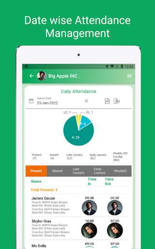 HRMS App, Online Time tracker 15 تصوير الشاشة