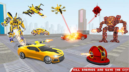 Robot Car Transform War Games screenshot 3