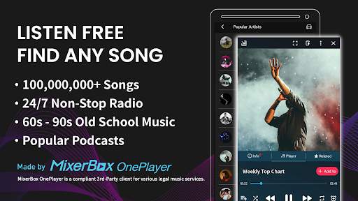 FREEMUSIC© MP3 Music Player screenshot 1