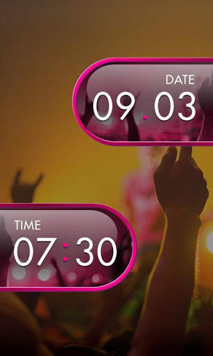 Clock Widget-MUSIC ART screenshot 2