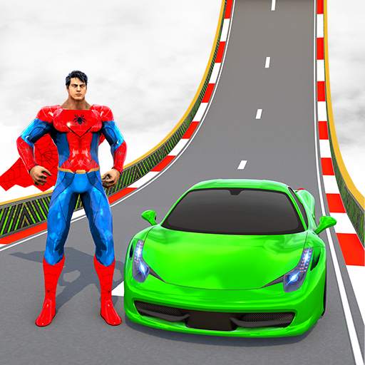 Spider Car GT Racing Mega Ramp Stunt Car Games .3