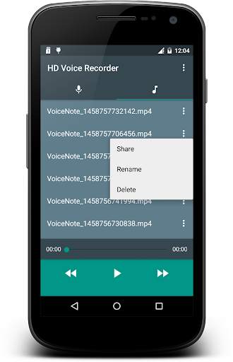 HD Voice Recorder स्क्रीनशॉट 3
