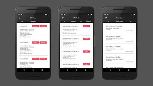 VPN, SSH, & Proxy Finder screenshot 1