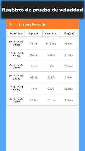 Prueba de velocidad - Prueba de velocidad de WiFi screenshot 3