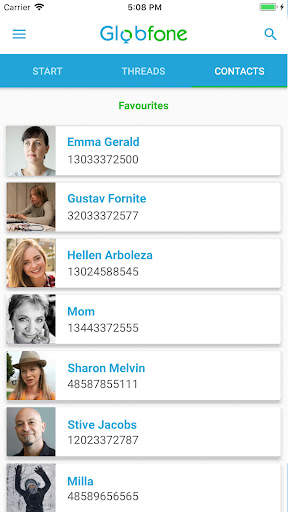 Globfone SMS Messenger screenshot 2