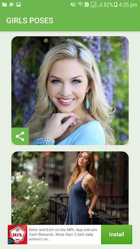 Girls poses with photos screenshot 5