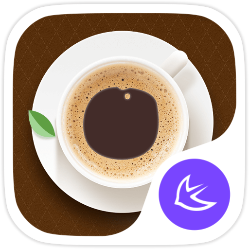 Food&amp;I Love Coffee-APUS launcher theme иконка