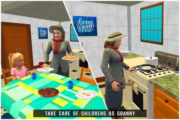 Granny simulator: Virtual Granny Life simulator screenshot 7
