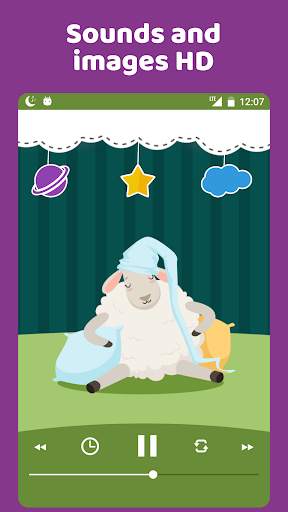 Lullabies for babies - white noise screenshot 3