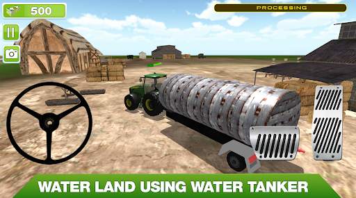 Real Village Farm Adventure: Tractor Driving 3D screenshot 3