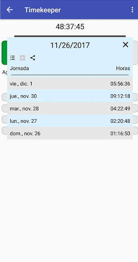 Cronometrador y seguimiento de proyectos screenshot 3