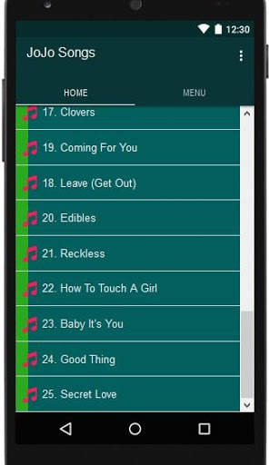JoJo Songs screenshot 1