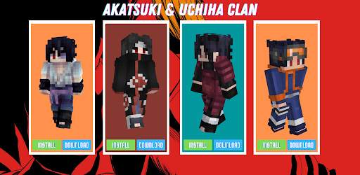 Skins Minecraft Uchiha clan screenshot 1