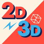 Real 2D 3D on 9Apps