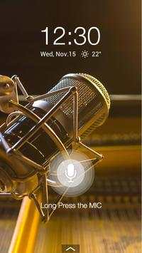 Voice detection style lock screen for prank screenshot 6