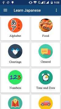 Learn Japanese screenshot 1
