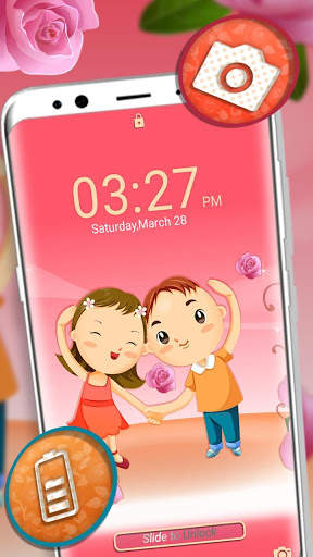 Cute Friendship Launcher Theme screenshot 3