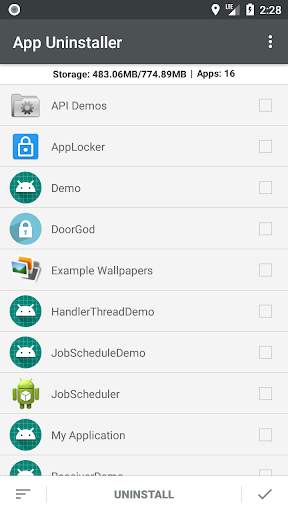 App Uninstaller 1 تصوير الشاشة