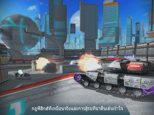 Iron Tanks: เกมรถถัง เกมรถถังฟรี Tanki Online PVP screenshot 3