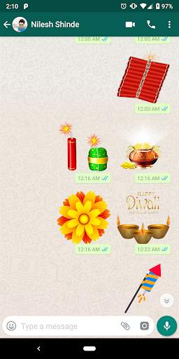 Diwali Stickers for WhatsApp,  WAStickerApps screenshot 1
