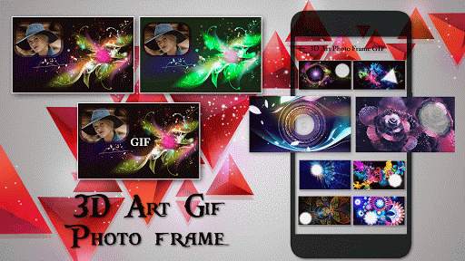 3D Art Photo Frame Editor Effects 1 تصوير الشاشة