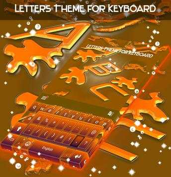 Letters Theme for Keyboard screenshot 1