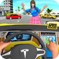 Taxi Driving Simulator City Car New Games 2021 on 9Apps