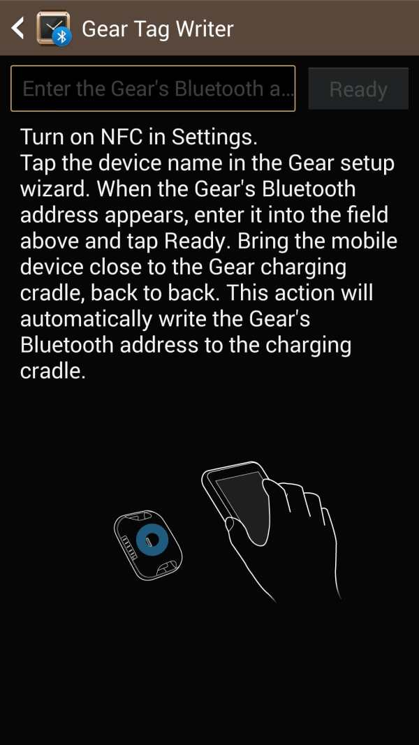 Samsung GALAXY NFC Tagwriter 2 تصوير الشاشة