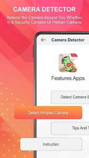 Quick Hidden Camera Finder - Spy Camera Detector screenshot 1