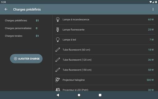 Coûts électriques screenshot 6
