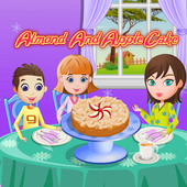 Almond and Apple Cake Cooking icon