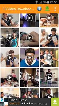 Downloader Video for Facebook screenshot 1